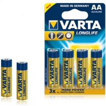 Varta Longlife AA Kalem Pil Alkalin 4`l