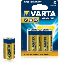 Varta Longlife Extra C Size Alkalin Orta Boy Pil 2`li