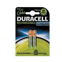 Duracell 800 mAh AAA Kalem Pil arj Edilebilir 2`Li