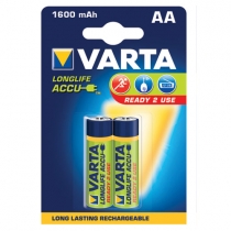 Varta Ready 2 Use 2 x AA 1600mAh arj Edilebilir Kalem Pil 2`li