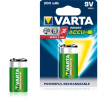 Varta Ready 2 Use 9V 200 mAh arj Edilebilir Pil