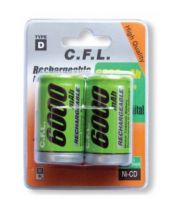 C.F.L. 6000 mAh 2 x D Size arjl Byk Boy Pil