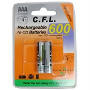 CFL 600mah AAA nce Kalem Pil arj Edilebilir 2`li		