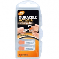 Duracell 13, PR48 Kulaklk itme Cihaz Pili 6`l Paket