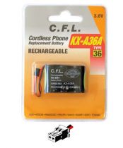 C.F.L. KX-A36A 3.6 V 600 mAh Telsiz Telefon Pili
