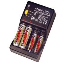 Ataba AT-308 AA ve AAA Size ve 9V Pil arj Cihaz